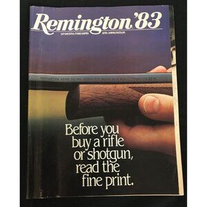 Remington Sporting Firearms and Ammunition Catalog VINTAGE 1983